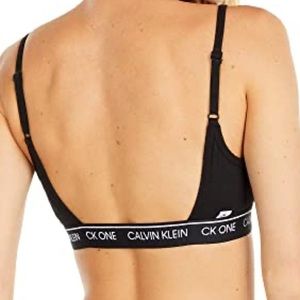 Blue calvin klein bra
